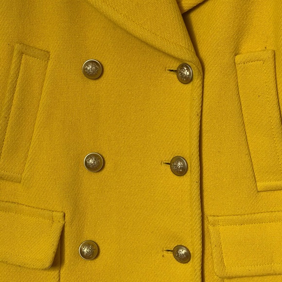 STADIUM CLOTH bY NELLO GORI 6T Preowned Wool Blend Double Breasted Peacoat - Picture 10 of 10